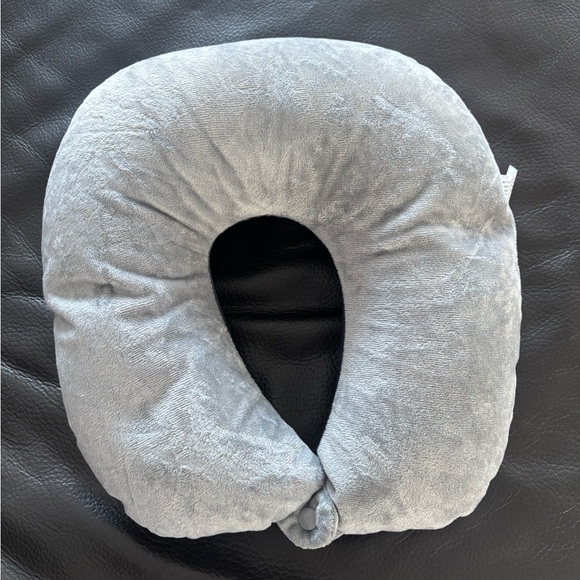 Other - Gray Double Sided Travel Neck Pillow